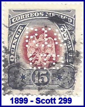 Royal Insurance Company, Ltd, 1899 perfin